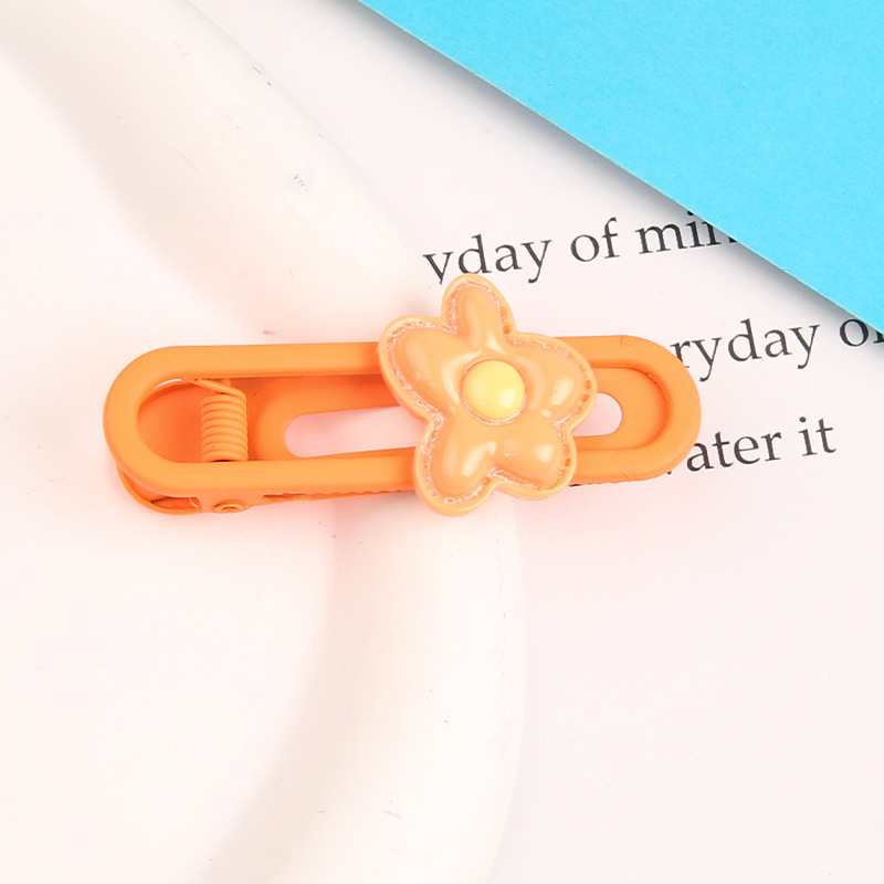 Primavera nueva historieta Sanrio oval metal horquilla linda chica dulce lado Bangs hairpin tocado