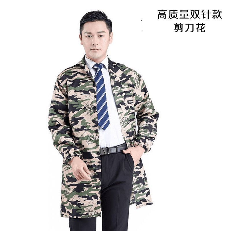 蓝大褂男女四季加厚长袖款搬运仓库工厂耐脏耐磨罩衣劳保可订印字|undefined