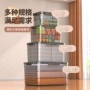 带盖家用大容量叠加整理箱
