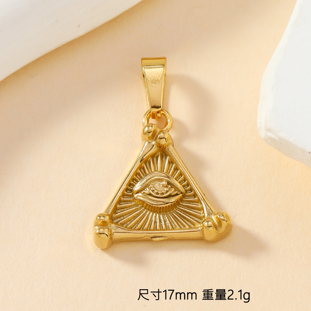 Colgante único Acero inoxidable Joyería de fundición Calavera Cruz Amor Flor Pulsera Collar Diy Accesorios Colgante