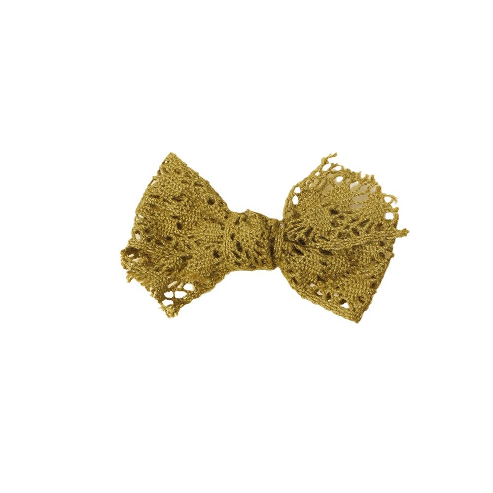 Nuovi accessori per capelli per bambini transfrontalieri Forcina per capelli con fiocco in pizzo per bambini europei e americani, non danneggiano i capelli, clip laterale all'ingrosso_voghion.com