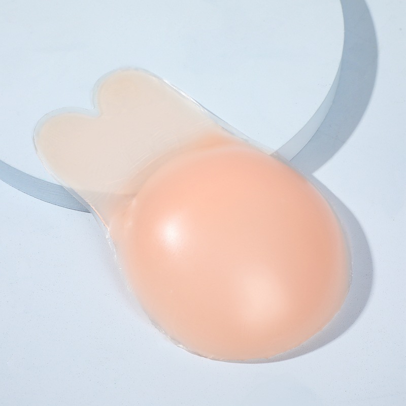 Cross-border silicone rabbit ear chest lift pads, push-up breast pads, anti-exposure and anti-bump, seamless silicone lift chest pads