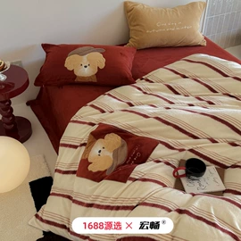 四件套;纤维被;纤维枕