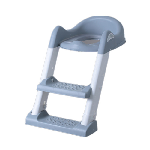 Children's toilet seat stair-type male and female baby ladder folding frame pad toilet seat child baby urinal basin