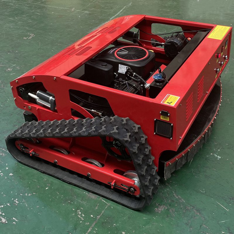 16马力履带割草机 遥控自走燃油碎草机 厂家直售出口美国木箱发货