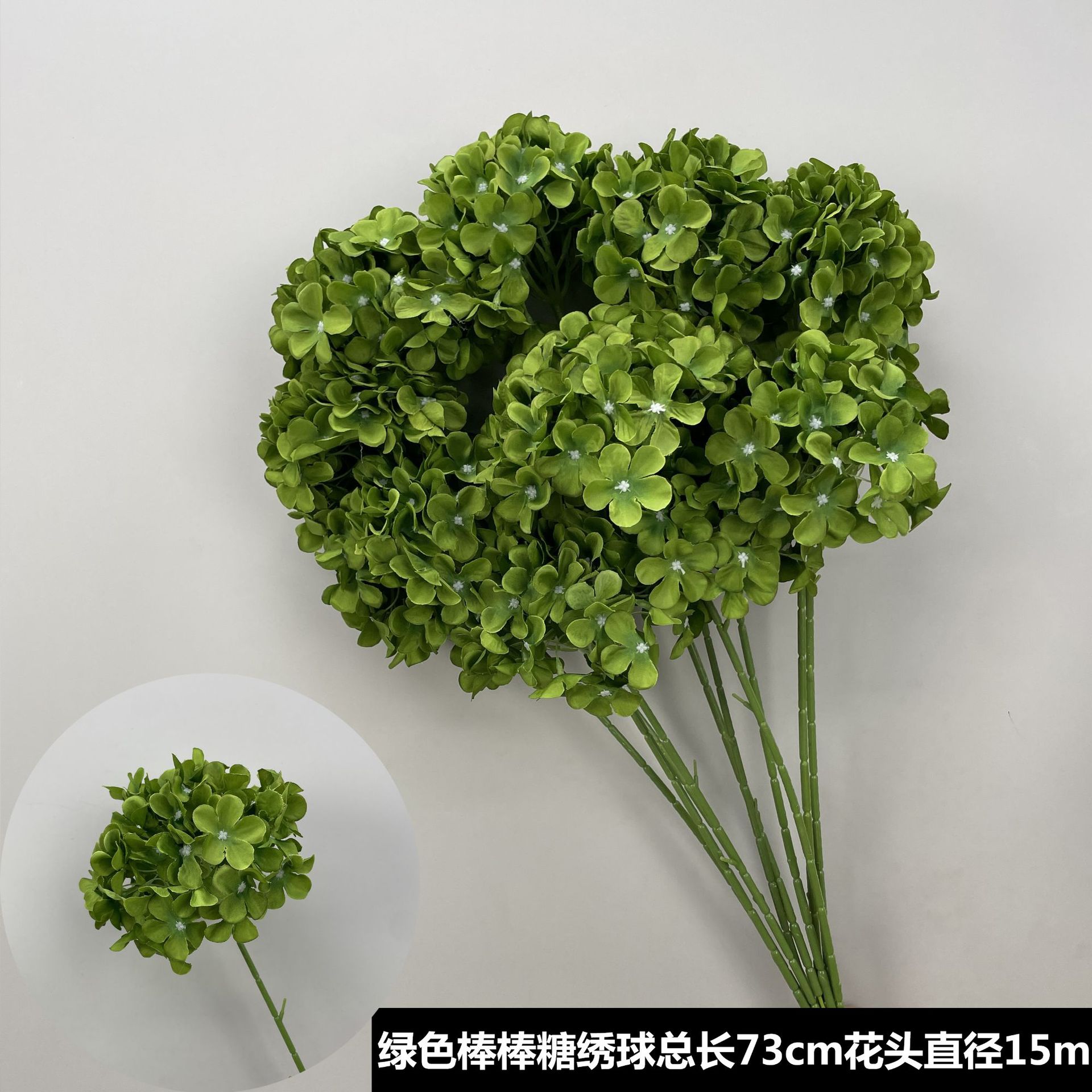Boda planta verde Planta artificial flor arreglo de cielo estrellado eucalipto Mori flor artificial Flor de seda boda decoración de la boda material de la flor image 29