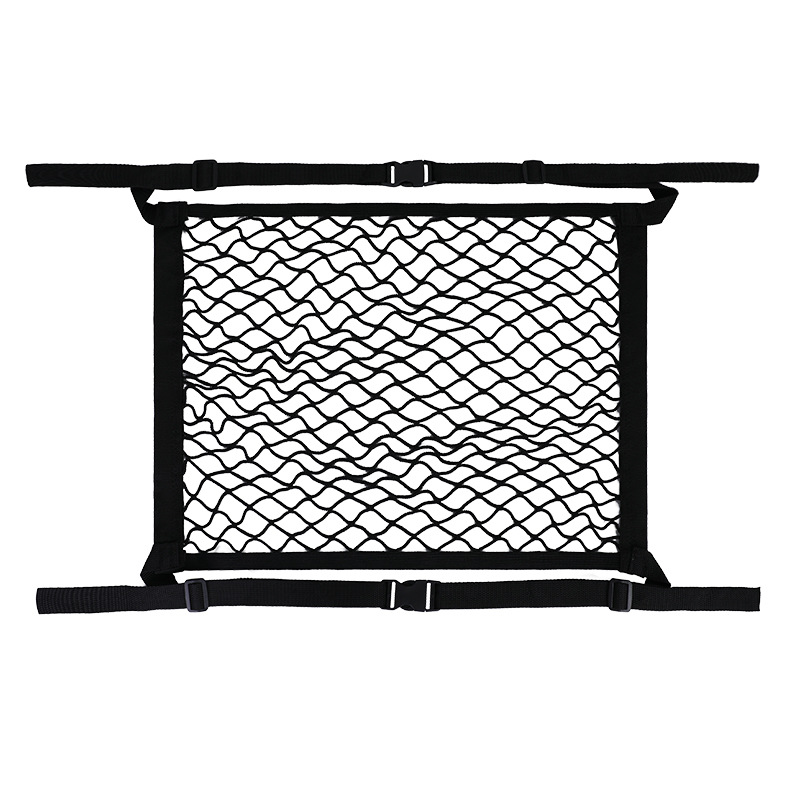 Suministro directo de fábrica transfronterizo Co-conducción de coche completo asiento elástico neto bolsillo tronco almacenamiento neto bolsillo bolsa de almacenamiento de coche