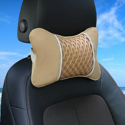 Headrest Set, Car Pillow, Neck Pillow - headrest-single-pack-beige