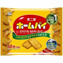 不二家餅干小麥黃油千層酥日本進口曲奇餅干香草味糕點零食38枚入