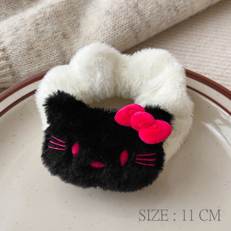 Cartoon Plush KT Cat Accessories DIY Doll Cat Head Brooch Pendant Clothes Bag Scarf Accessories Accessories