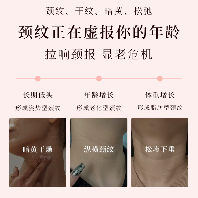 弹博士多肽胶原美颈霜按摩滚珠淡纹紧致抗皱提拉山茶花玻色因颈霜|undefined