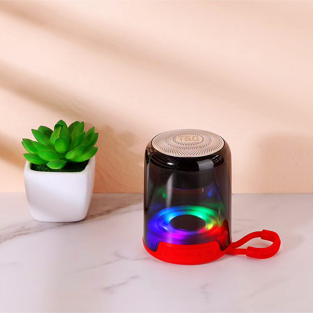2022 transfronterizo nuevo TG314 altavoz Bluetooth lámpara LED portátil al aire libre tarjeta USB y radio subwoofer