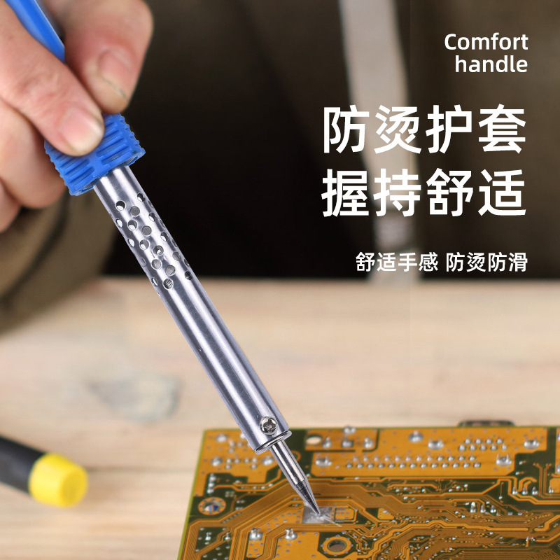 Hardware Tools Electric Soldering Iron Soldering Gun Repair Welding Constant Temperature Electric Iron Set Adjustable Temperature Soldering Pen Wholesale