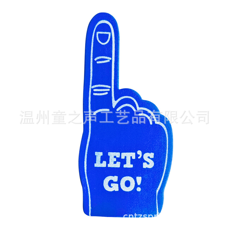Conjunto de dedo EVA animar accesorios de los niños guantes de un solo dedo atmósfera porrista espuma personal Palm fabricantes en stock