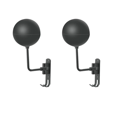 Motorcycle Helmet Rack, Punch-Free Motosiklet dəbilqə rəfləri - double-pack-black