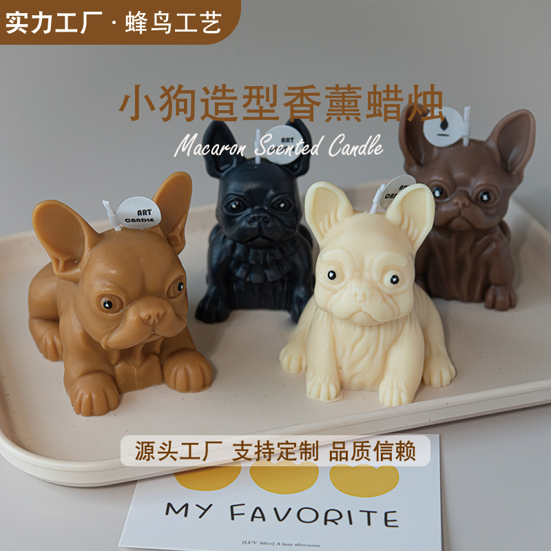 Ventas transfronterizas calientes en forma de perros de viento, adornos adorables de decoración de alto nivel, regalos de mano al por mayor.