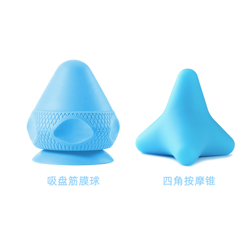 Cuatro esquinas masajeador masaje cono dedo prensa molienda pulgar masaje equipo dedo forma masajeador dedo masaje