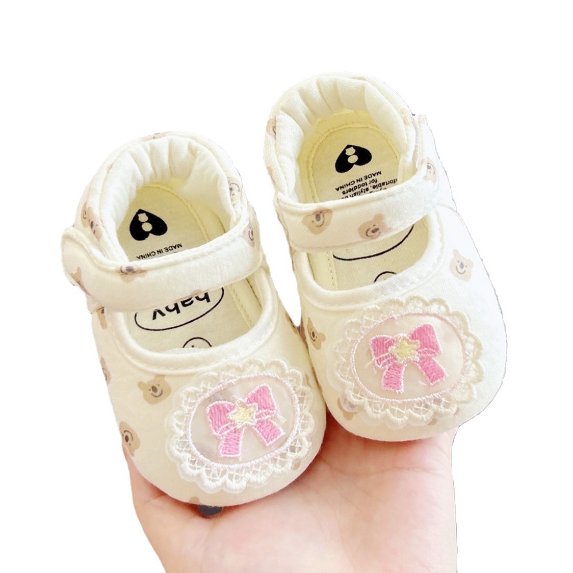 Children's non-slip cotton breathable shoes girl's for early age