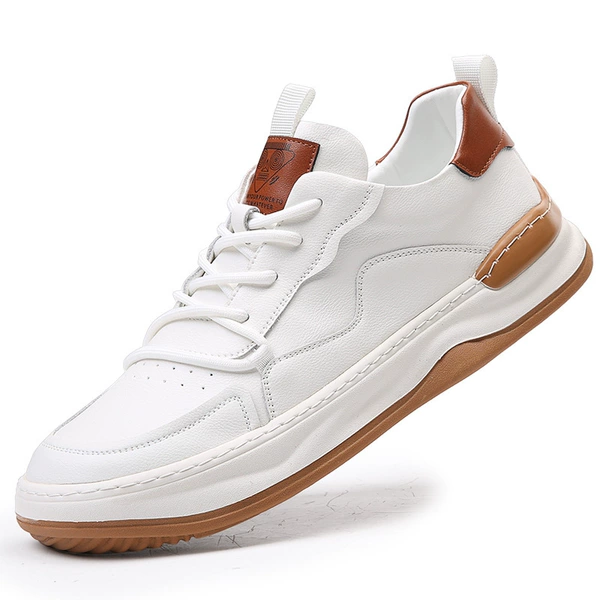 White single shoes [leather shoe size]