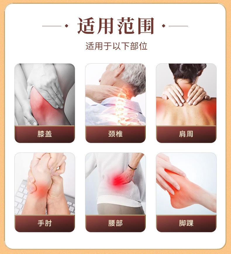 Honghua Lingzhi Tougu Patch Herbal Warming Body Patches for Neck Shoulder Waist and Legs 20 Patches per Box overview
