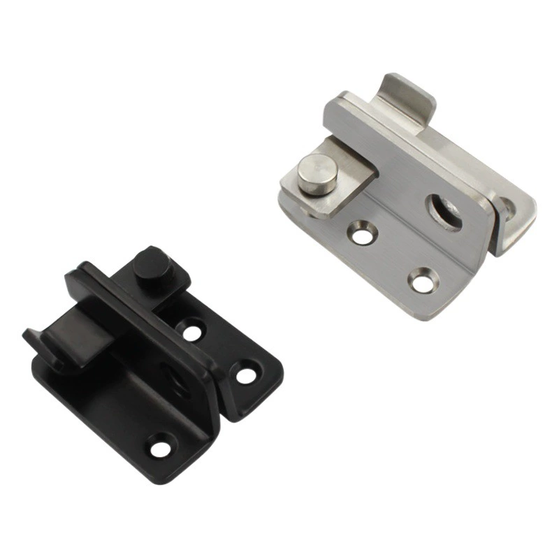 Suopo из нержавеющей стали штифт дверной привод дверной защелки противоугонная дверная пряжка раздвижной замок левой и правой дверные защелки для защиты двери