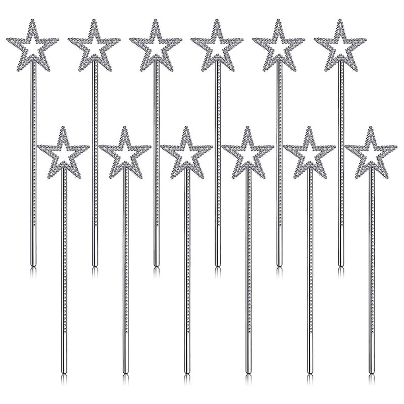 Cross-Border Cos Play Stage Performance Costume Props Five-Pointed Star Magic Wand Angel Star Fairy Wand Princess Wand