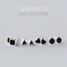 ���� S925��������ɫŮ��ʿ����Բ��С�������ζ������¿�E0337-1