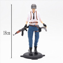 网红吃鸡蛋糕装饰摆件绝地求生主题蛋糕装饰配件塑料吃鸡人物公仔