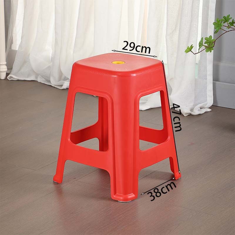 Taburetes de plástico grueso, taburetes altos para adultos, taburetes de comedor para adultos, taburetes de comedor resistentes, taburetes de goma cocinada, taburetes de comedor