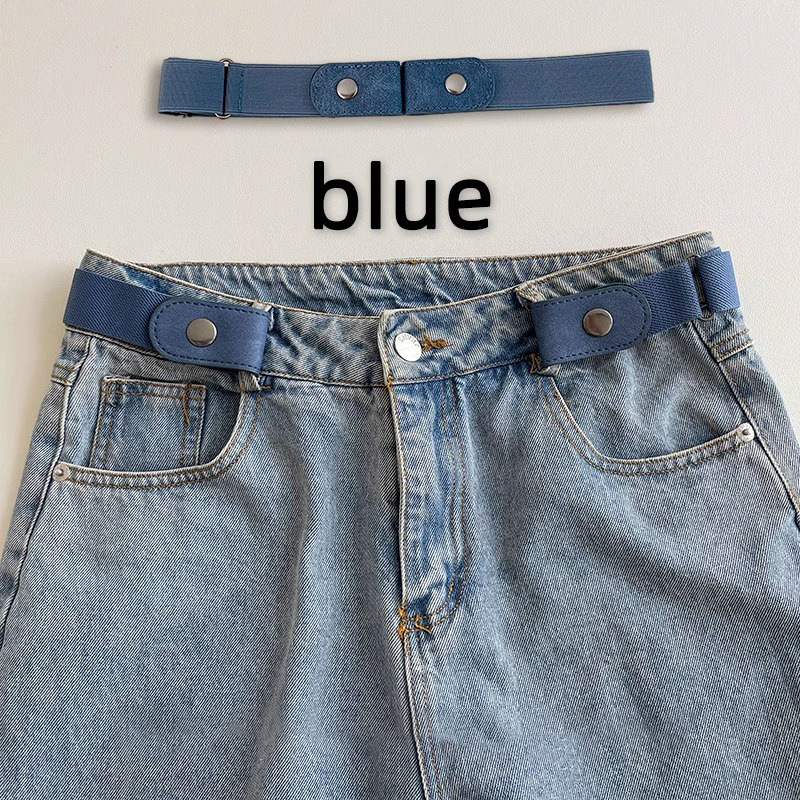 Dispositivo de cintura perezoso, modelos elásticos, jeans ajustables para hombres y mujeres, todo fósforo, sin perforación, hebilla de segundos, cinturón de alta elasticidad