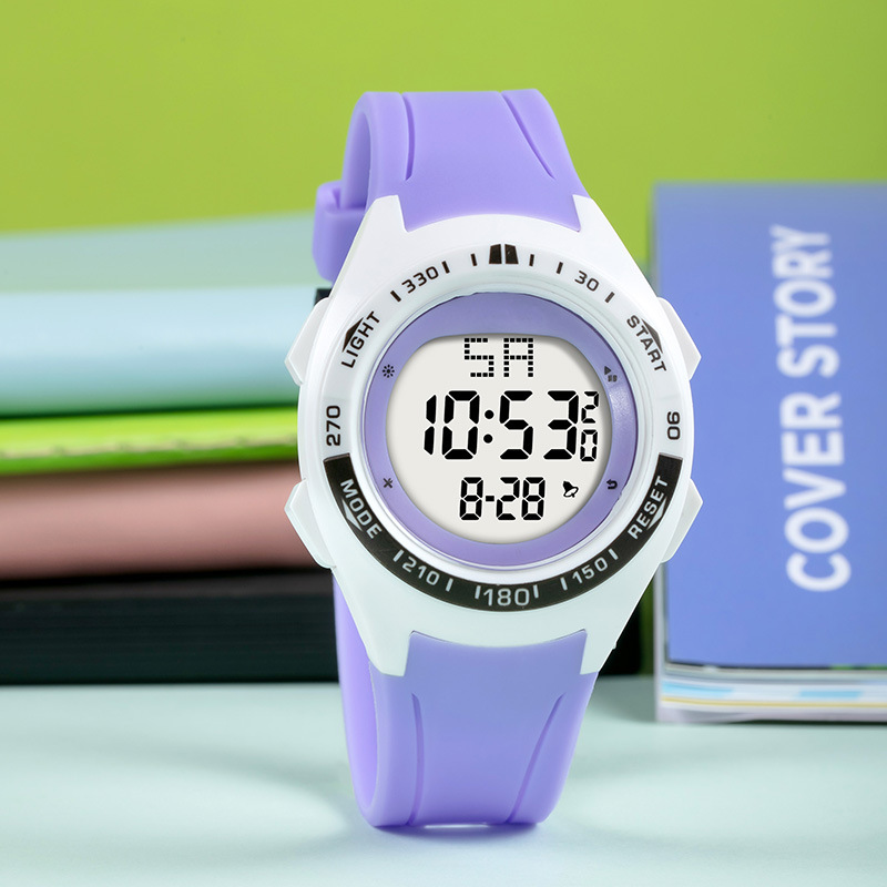Tendencia de la escuela secundaria al aire libre relojes electrónicos relojes electrónicos de alarma de luz nocturna para estudiantes masculinos y femeninos al por mayor