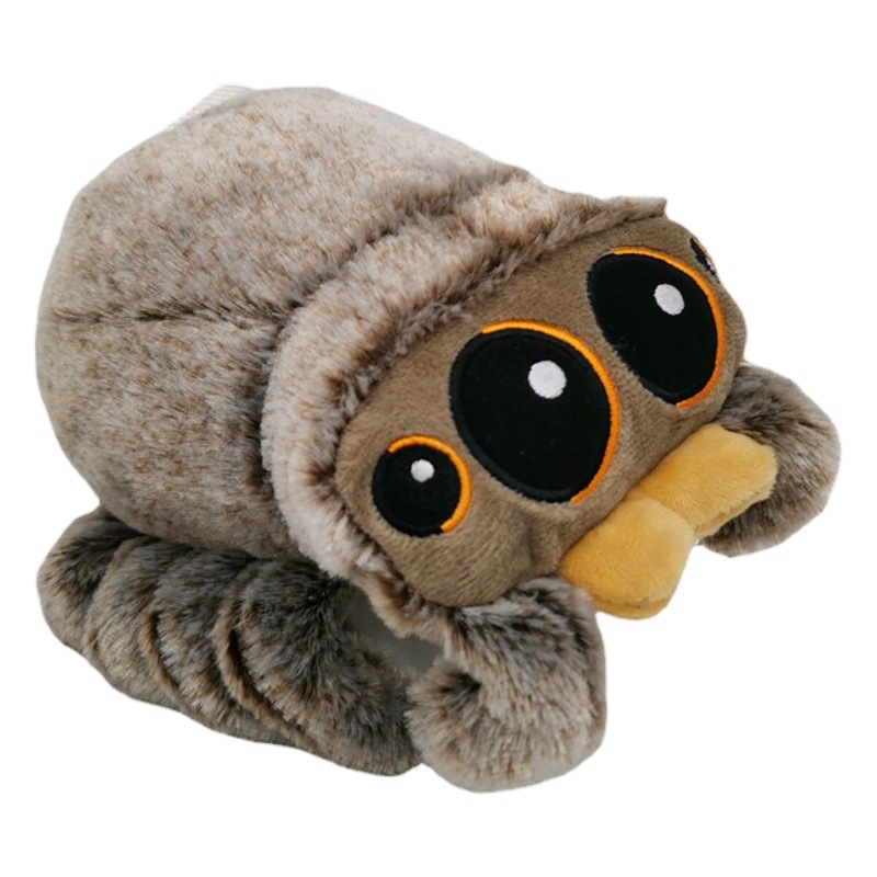 Popular Lucas pequeña araña de peluche juguete marioneta muñeca en stock tiro real