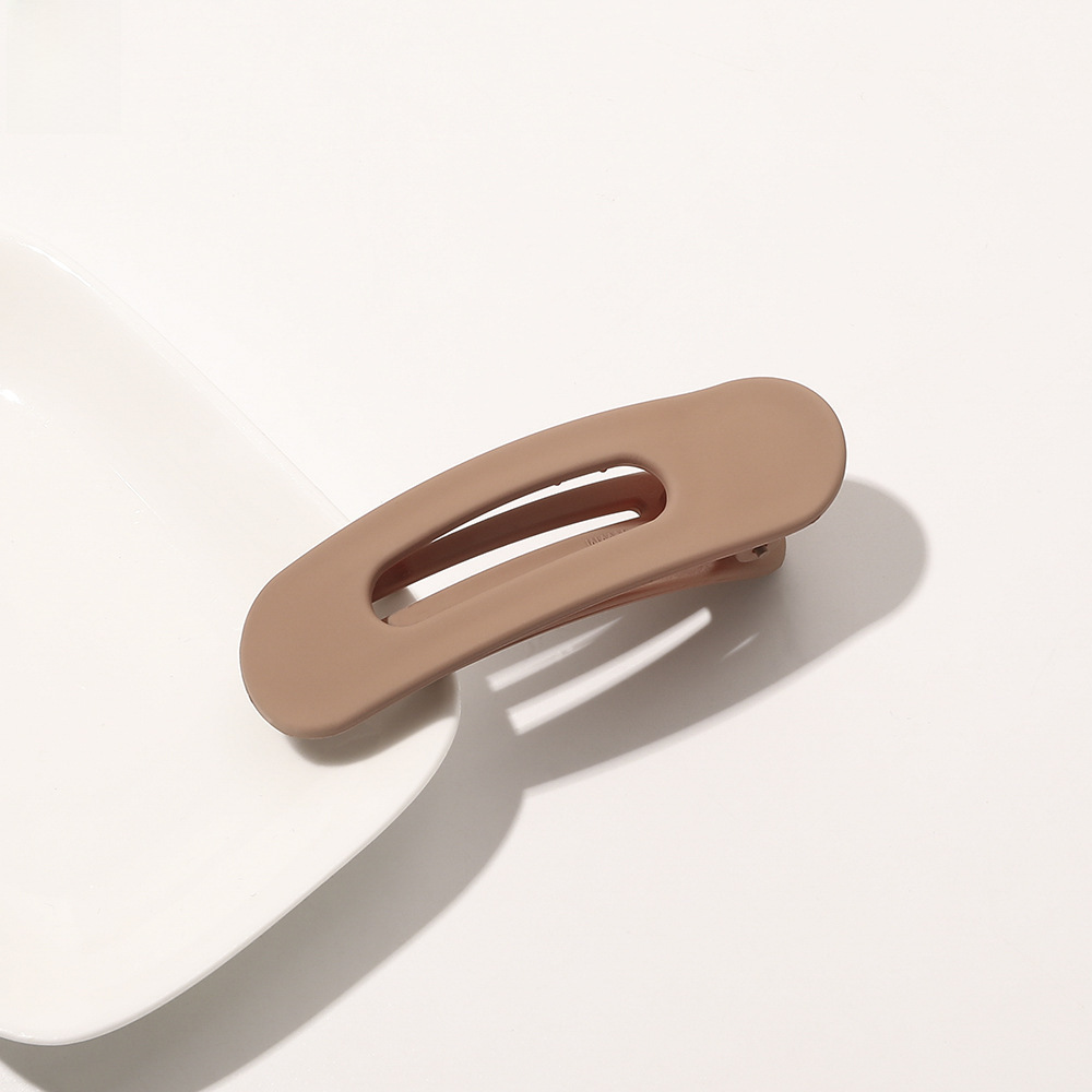 Qiyue matt värvi küljeklamber suur juuksenõel pesu näoklamber küljeklamber lihtne tukk juuksenõel pardilindiga peakate_voghion.com