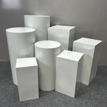 铁艺甜品台订婚宴罗马柱圆柱摆件商场橱窗展示台婚礼方柱路引