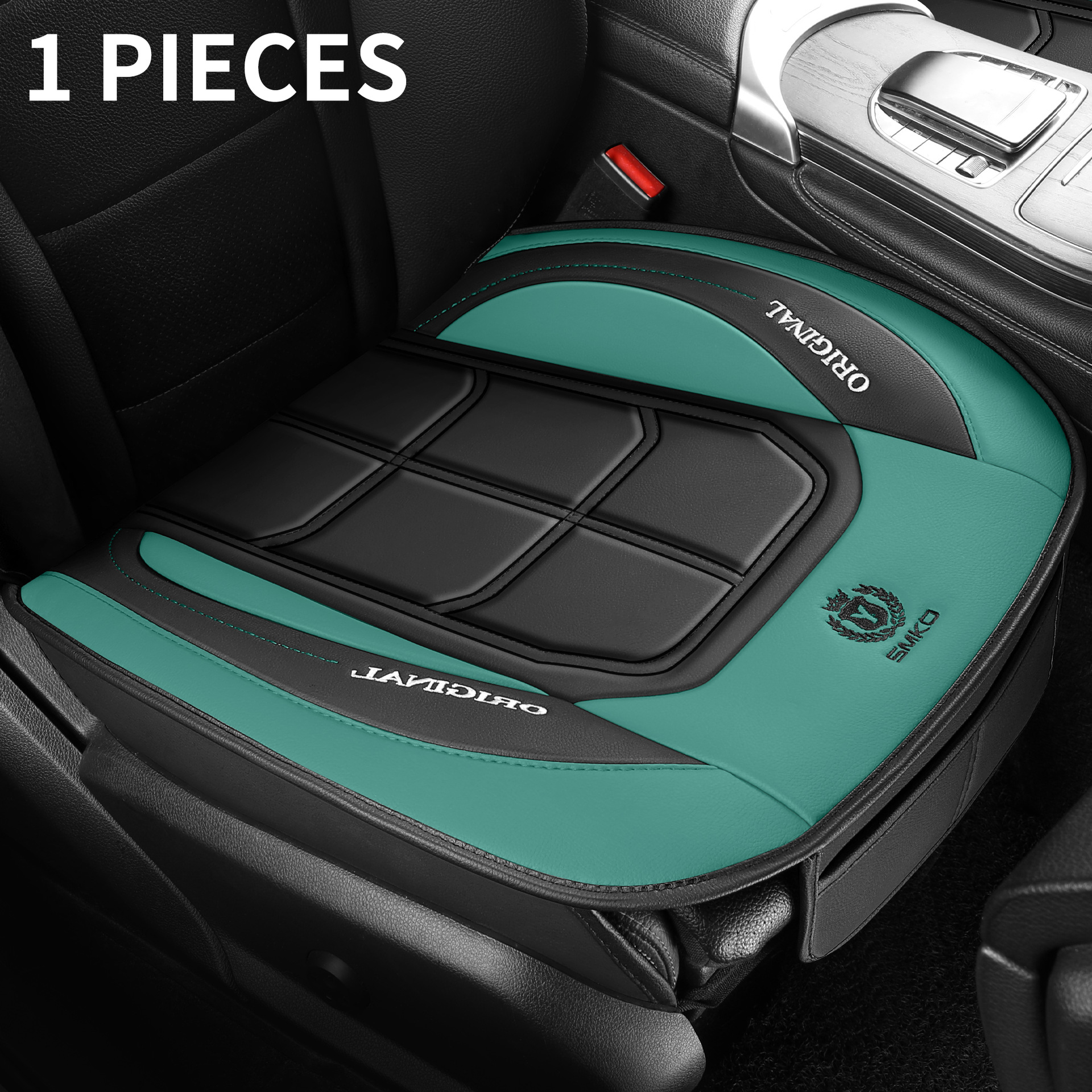 Single Double Seat — Universal Seat cushion, seat cover - green
