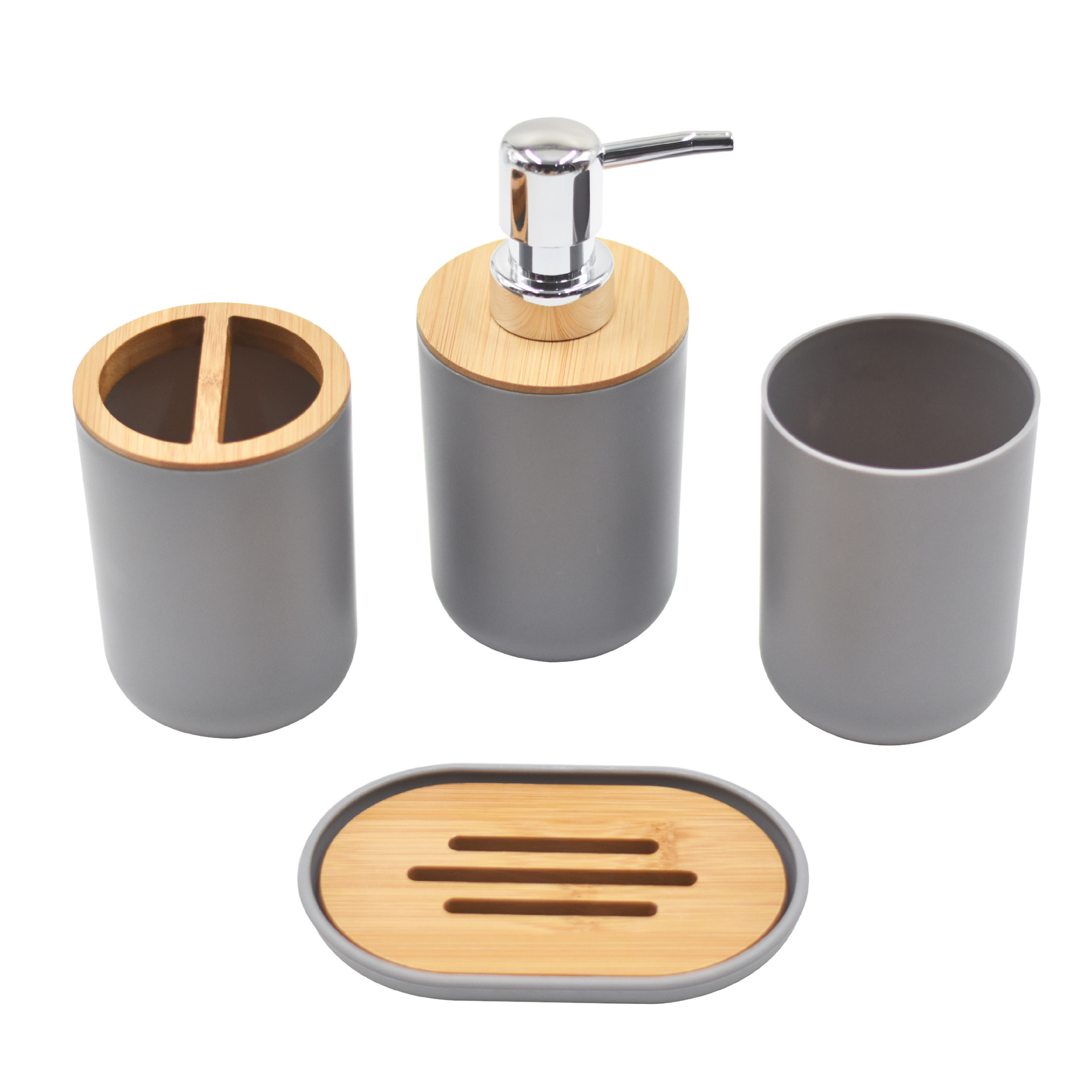 Juego de Accesorios de Baño de Plástico Organizador para Aseo de Baño image 12