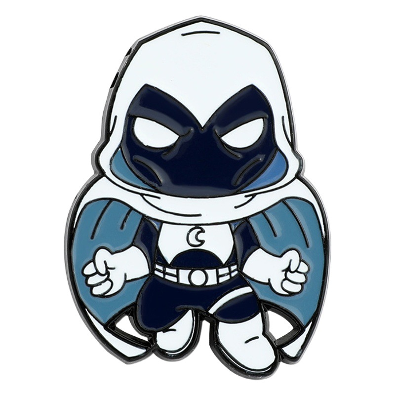 Nuevo broche de película europea y americana de Marvel transfronteriza Moonlight Knight Crimson Bruja Loki Thanos esmalte PIN