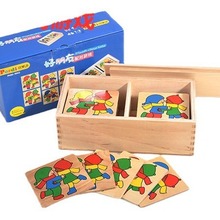 好朋友配对游戏蒙氏早教幼儿童亲子互动益智力玩具幼儿园木制教具