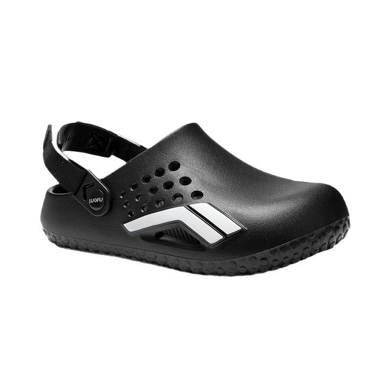 Обувь LUOFU hole shoes мужская обувь с нескользящей подошвой, пляжная уличная обувь, плоская подошва, универсальная мода 6248 мужчин