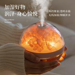 楽楽多新品永生花加湿器usbミニ寝室デスクトップ加湿器プレゼント
