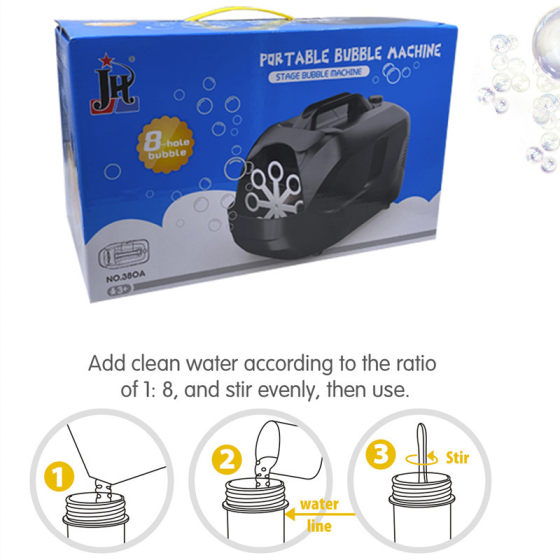 Cross-border Hot Sale TikTok Same Stage Wedding Large Automatic Suitcase Bubble Machine Outdoor Party Toy
