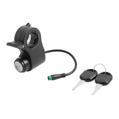 Kukirin G2 Pro/G2 Max スクーター スタート スイッチ アクセル スロットル キー付き電気ドア ロックに適しています。