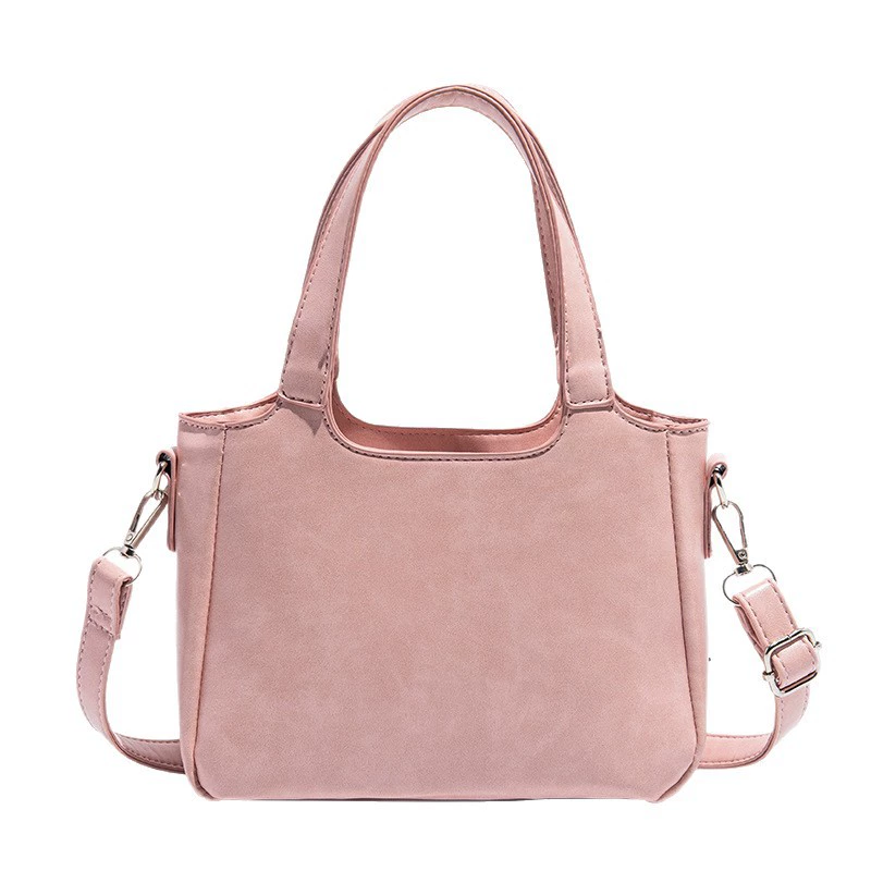Capacious basket, fuchsia shoulder bag, one-shoulder bag