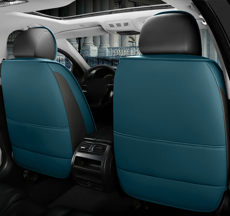 Cross-Border Full Leather Car Seat Covers, Universal Car Seat Cushions for All Seasons, Fully Enclosed Car Seat Cushions