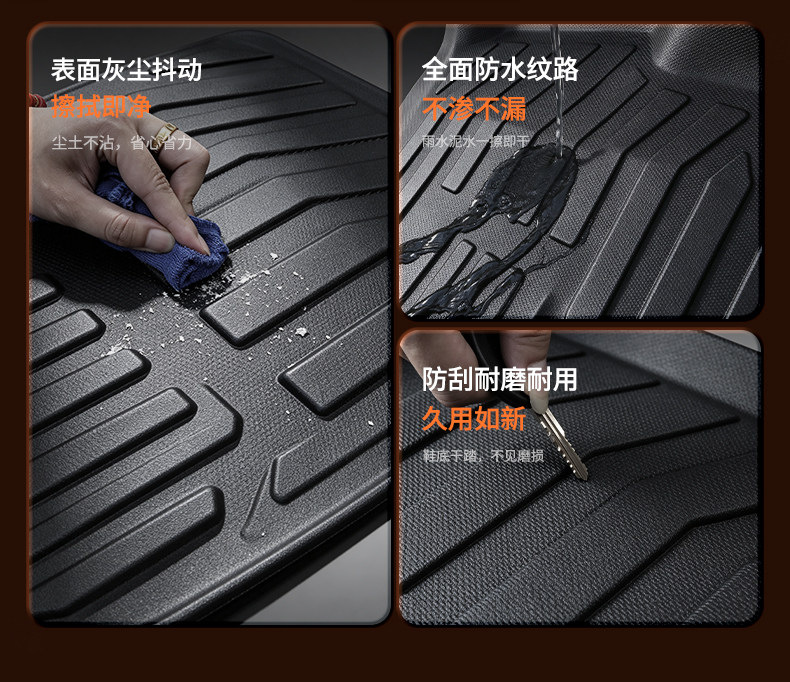 SRM Xinyuan E3L/E3 Full-Coverage Specialized New Energy Cargo Version Trunk Mat Passenger TPE Trunk Mat