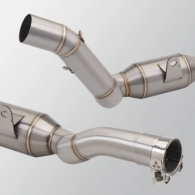 Motorcycle exhaust pipe: suitable for special non-destructive installation