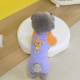 Одежда для домашних животных, одежда для собак, осенняя и зимняя одежда, новая одежда для домашних животных, одежда для кошек, 25 флисовых курток для четырехногих собак с короной