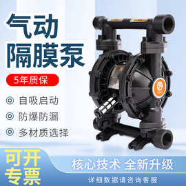 边锋固德牌铸铁1寸QBY3-25气动泵往复泵污水泵化工 气动隔膜泵