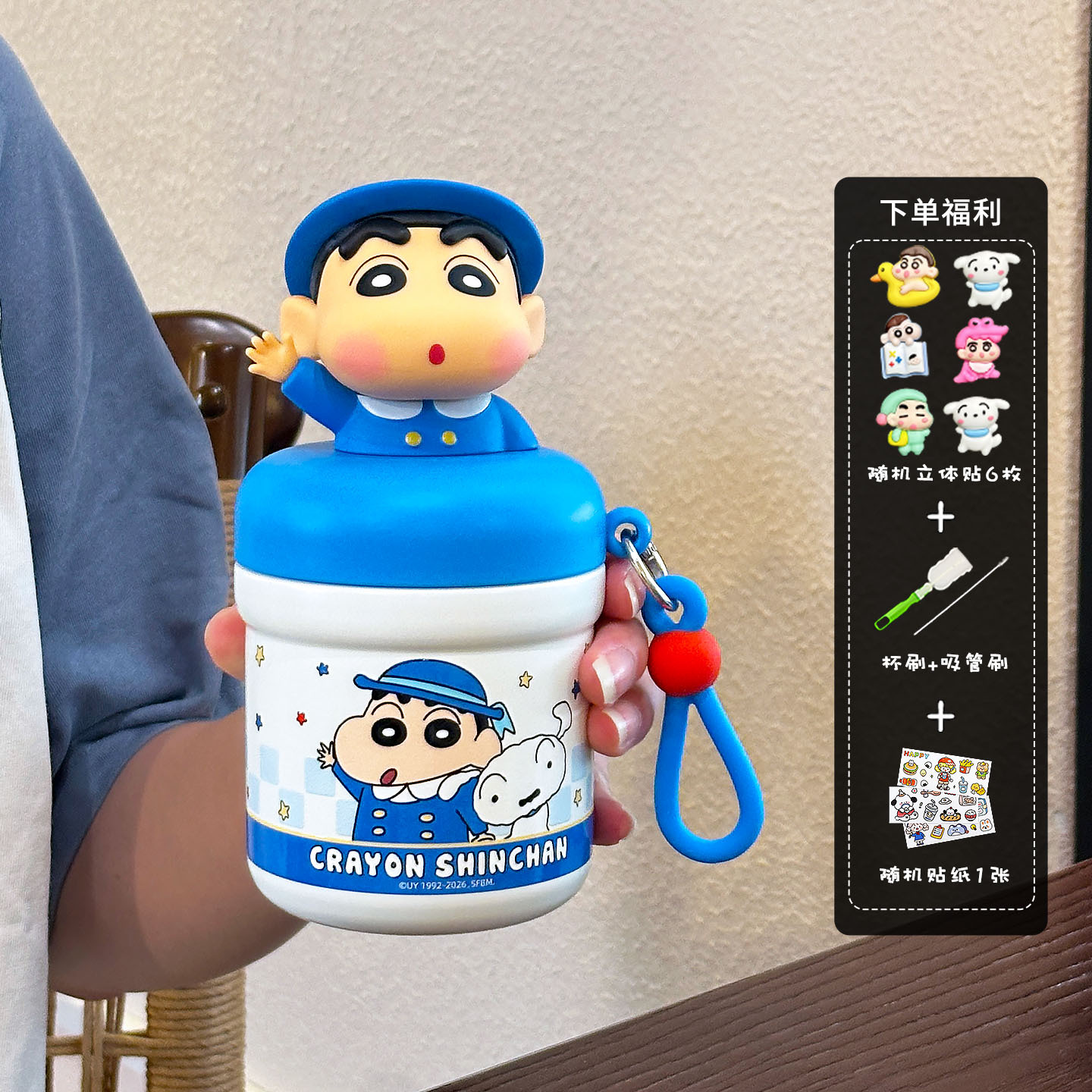 Crayón pequeño nuevo mini taza de agua para niños niñas de alto valor facial hermosa taza de agua portátil compacta nueva taza de estudiantes