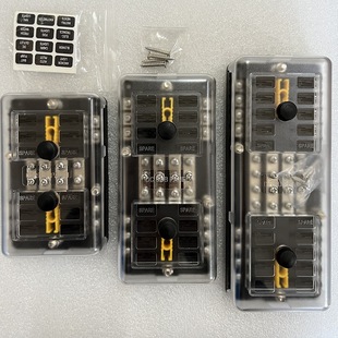 2024 new energy vehicle, tram, rv yacht double battery positive and negative electrode without light fuse box